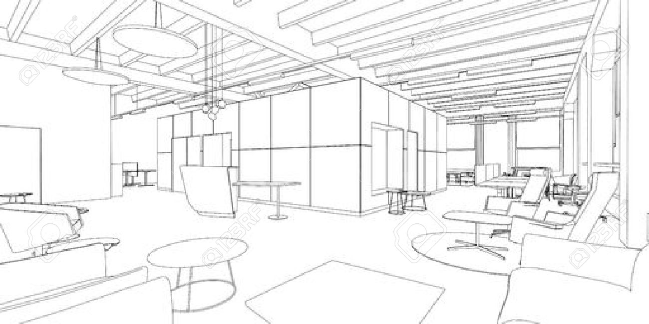 1300x650 Interior Designs Clipart House Sketch - House Sketch Clipart