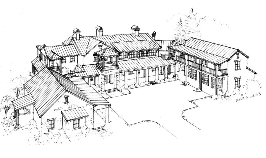 900x537 Download Interior Design Clipart Architecture Interior Design - House Sketch Clipart