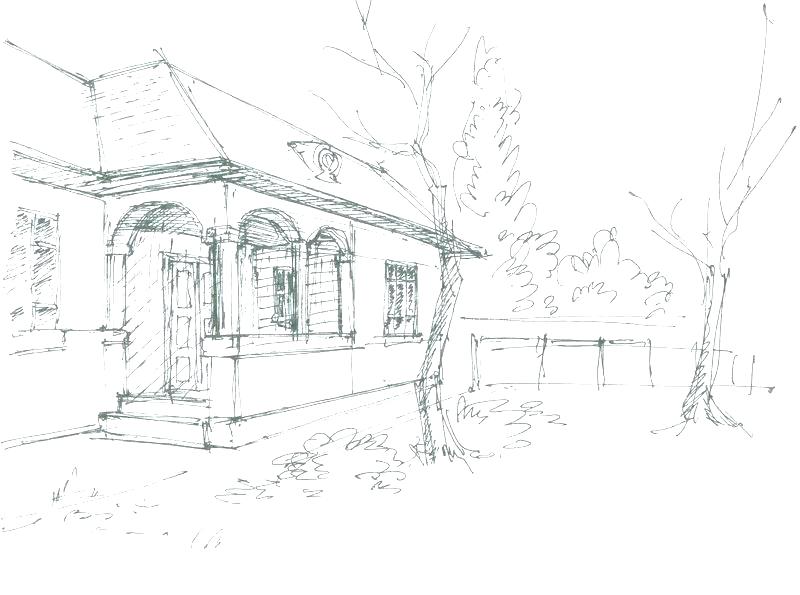 800x595 House Plan Sketch Architecture Home Plan Plan Sketch Architectural - House Sketch Design