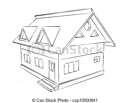 450x357 Drawings Of A House House Sketch House Drawing Interior Design - House Sketch Drawing