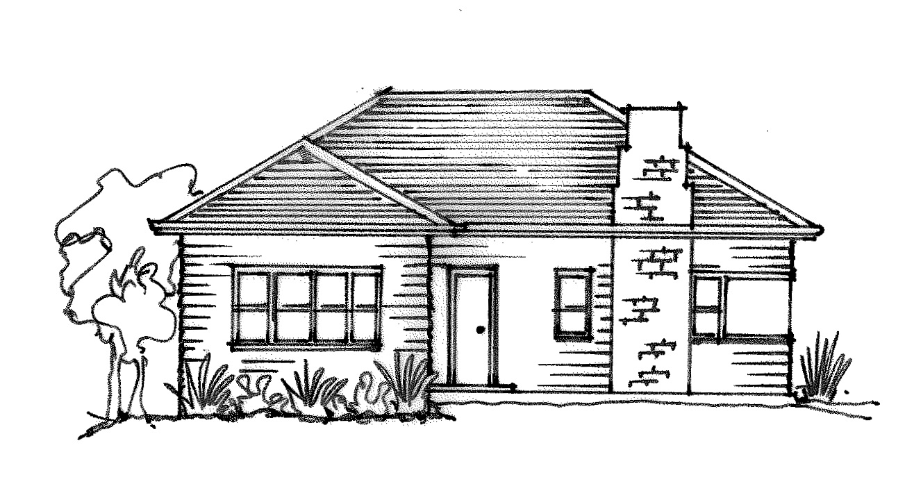 1303x697 Simple Drawing Of A House 21 Beautiful Simple House Sketch, Simple - House Sketch Drawing