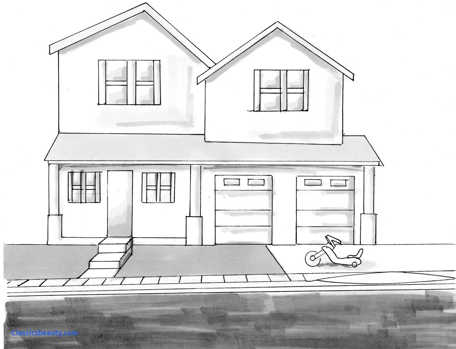 House Sketch Easy at Explore collection of House Sketch Easy