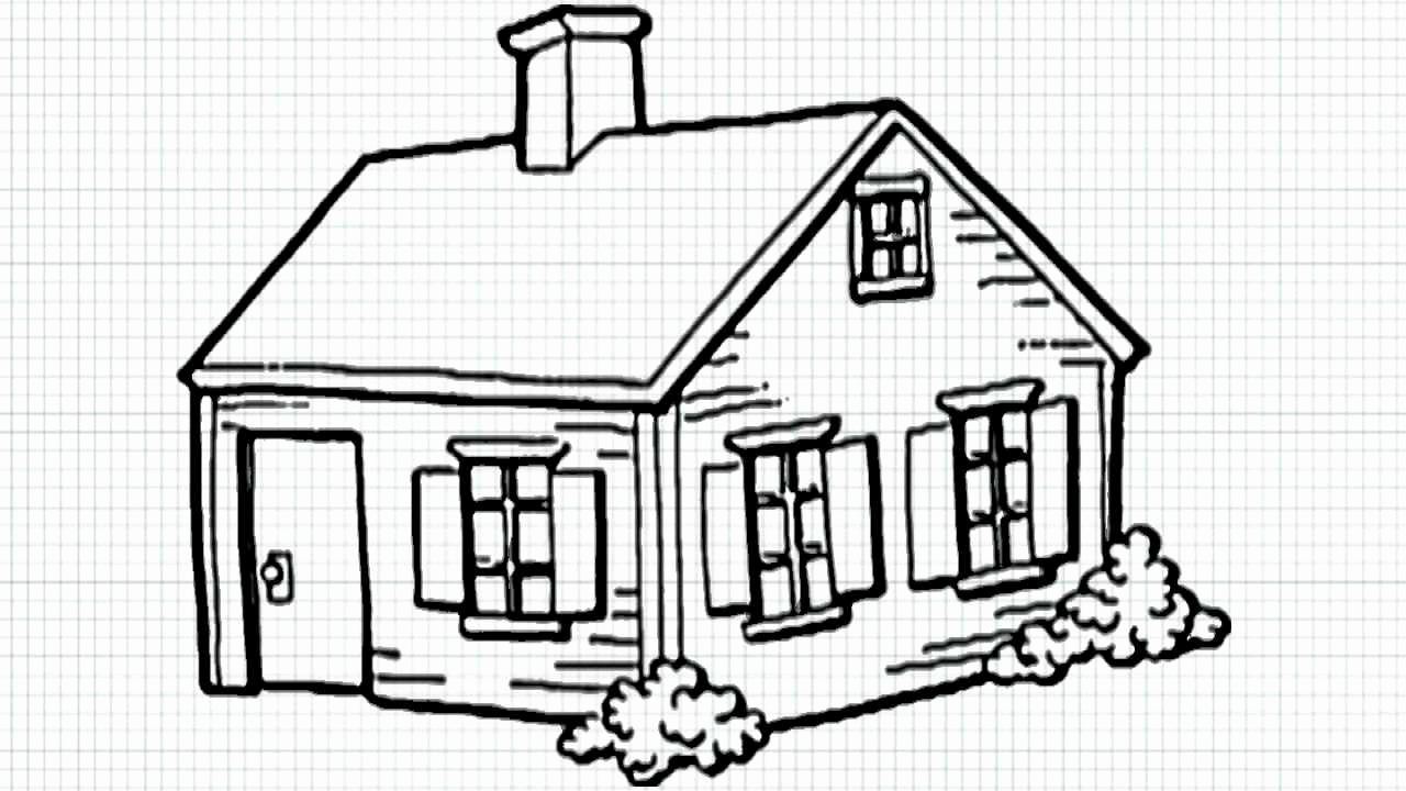 House Sketch Easy at PaintingValley.com | Explore collection of House