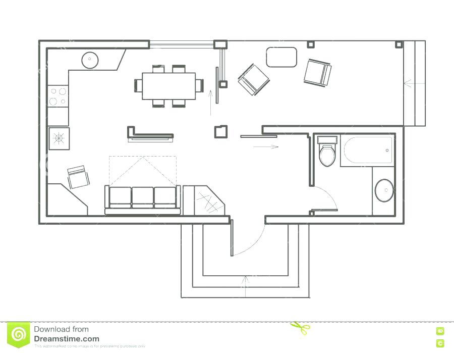 easy house sketch