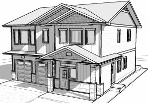 300x210 Dream House Simple Drawing - House Sketch Images