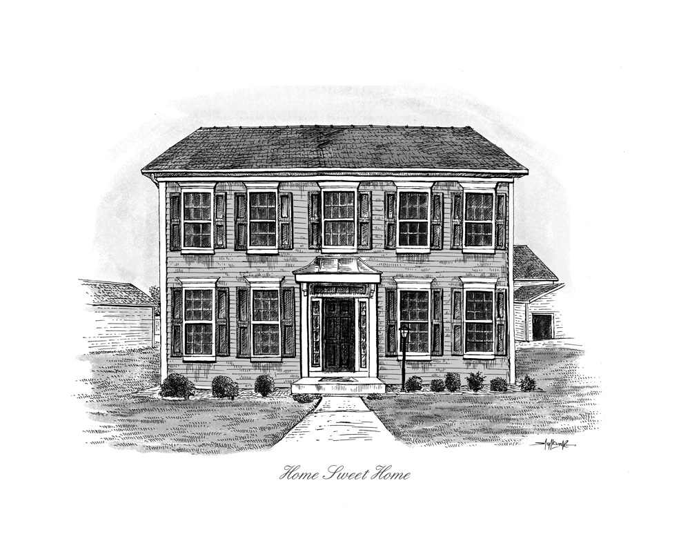 1000x800 Mansion Sketch, Sketch Mansion Home - House Sketch Images