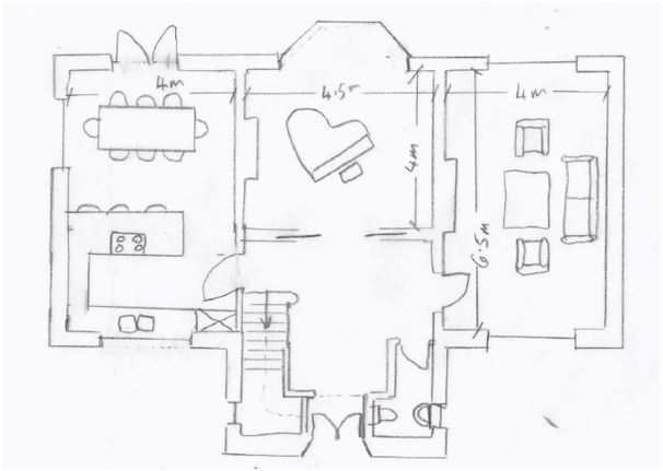 House Sketch Plan at PaintingValley.com | Explore collection of House