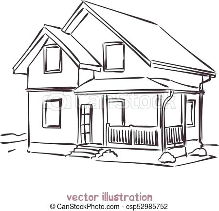 450x433 House Sketch Design Modern House Drawing House Design Sketch Plan - House Sketch Plan