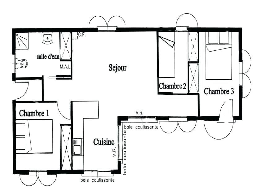 House Sketch Plan at PaintingValley.com | Explore collection of House ...