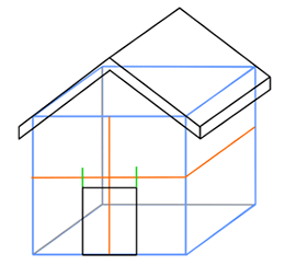 260x242 Cartoon House Step By Step Drawing Lesson - House Sketch Step By Step
