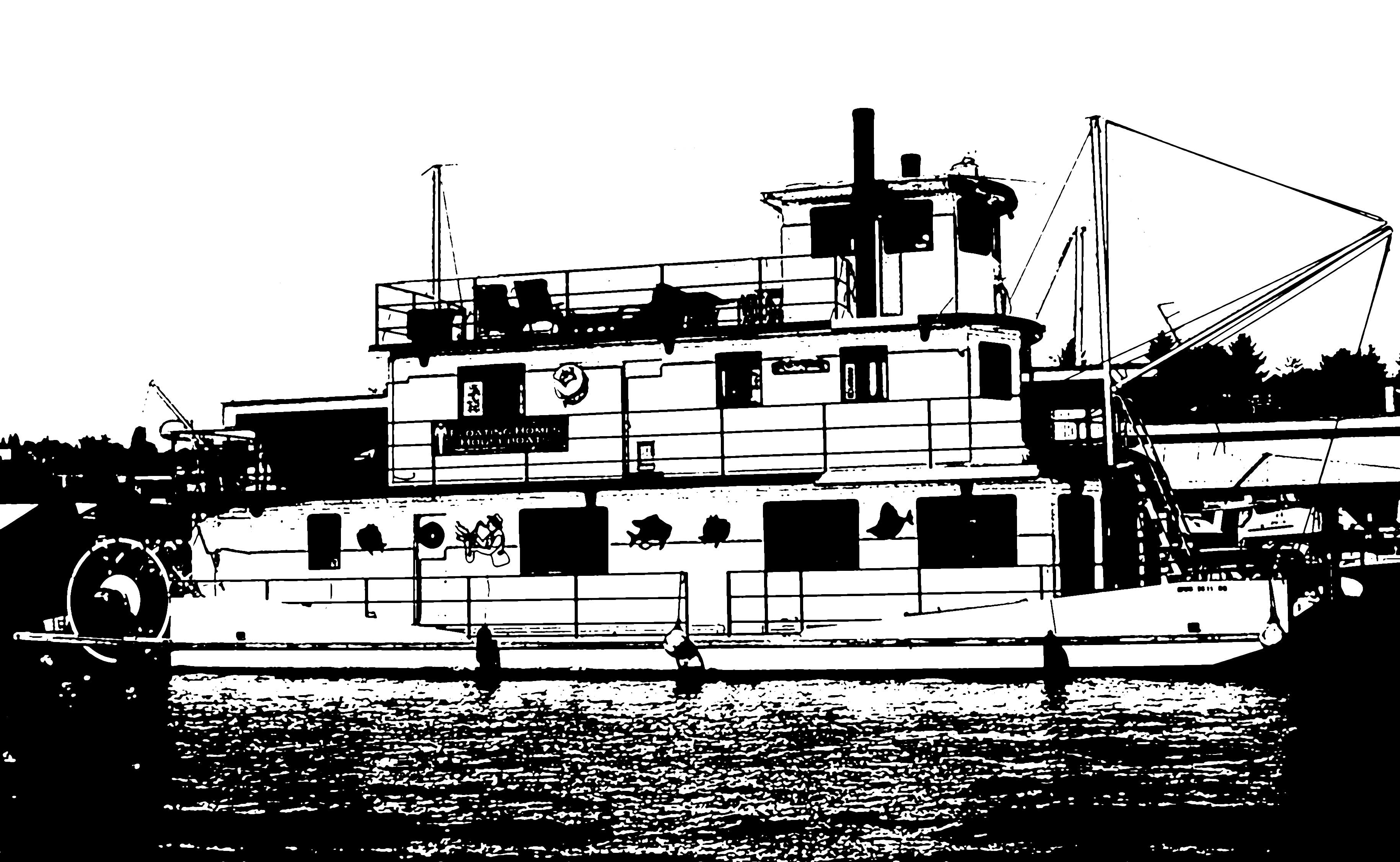3659x2253 Seattle Houseboat, Floating Home, Vessel Liveboard Regulations Update - Houseboat Sketch