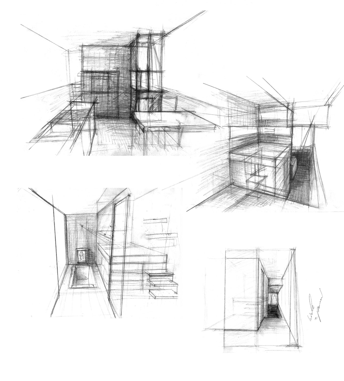 1400x1549 Houseboat - Houseboat Sketch