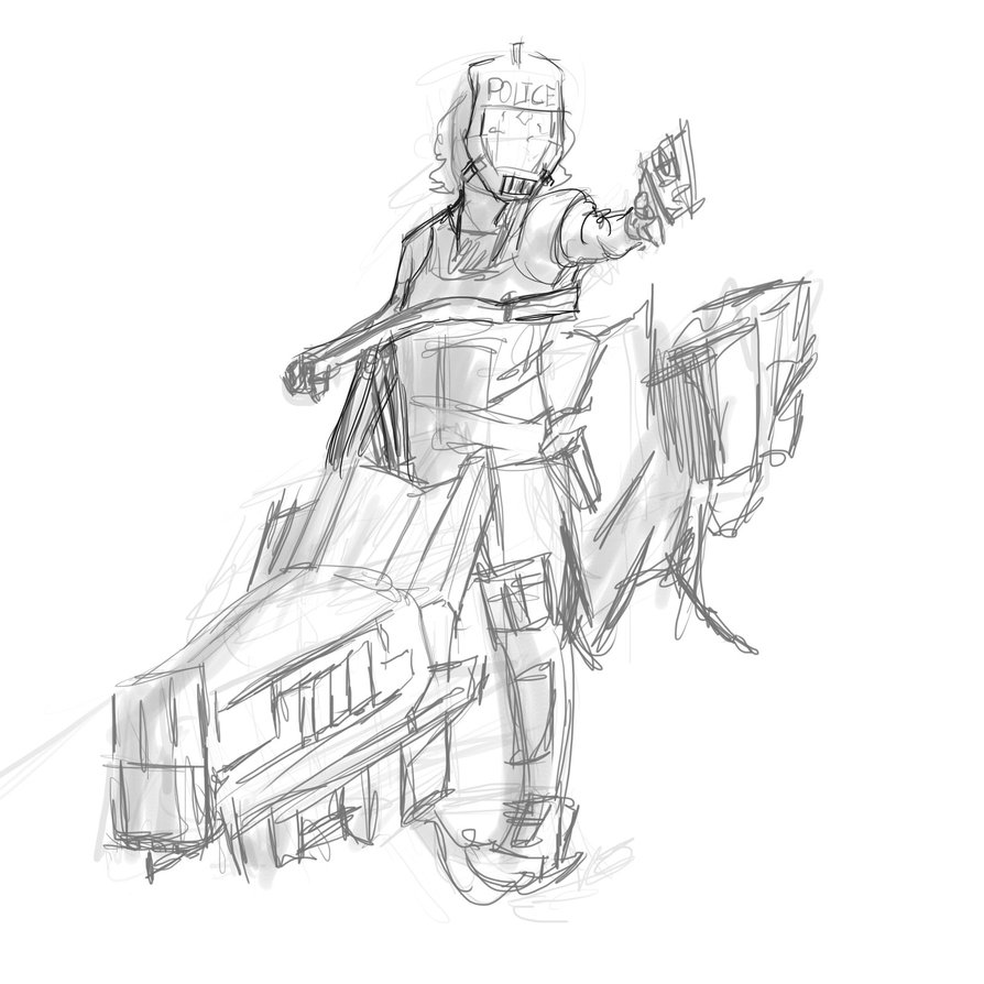 894x894 Hovercraft Sketch By Thaximus - Hovercraft Sketch
