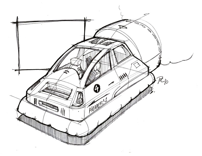 792x612 Sketch A Day Sketch A Day - Hovercraft Sketch