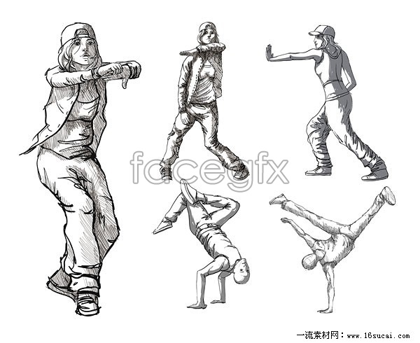 600x490 Do Street Dance, Character Sketch Vector Over Millions Vectors - How To Do A Character Sketch