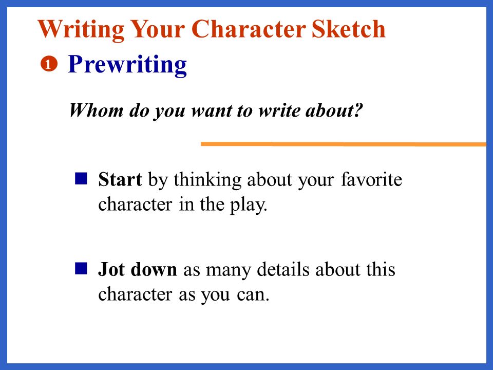 960x720 To View Browse And Highlight Full Screen - How To Do A Character Sketch