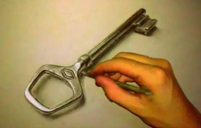 404x257 3d Pencil Art (Pencil 3d Illusion) - How To Draw 3d Sketch
