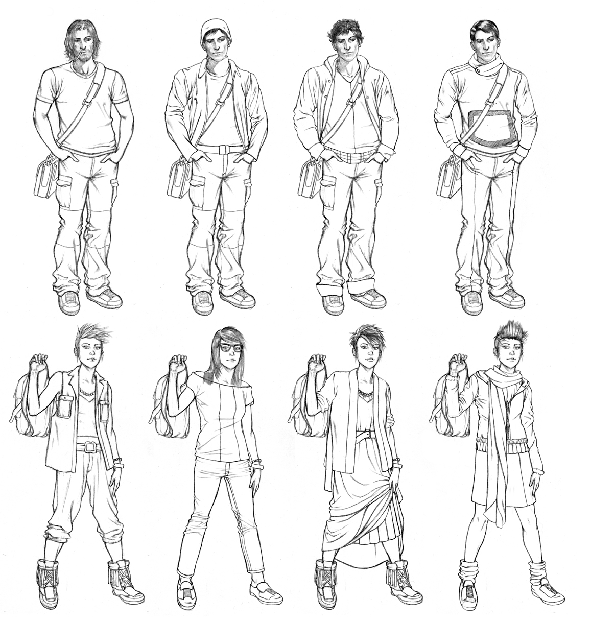 How To Draw A Character Sketch at Explore