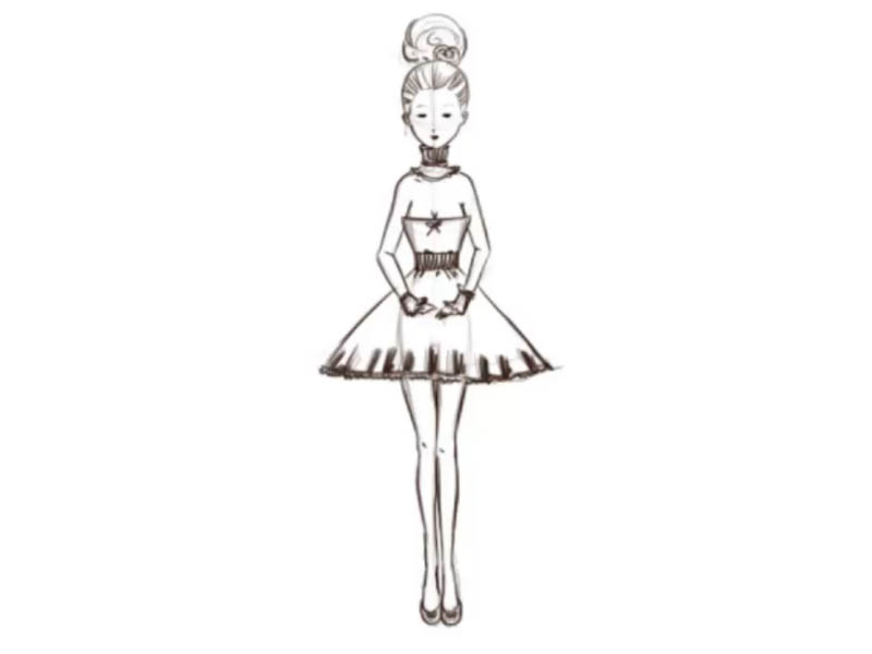 800x600 How To Draw Like A Fashion Designer 14 Steps (With Pictures) - How To Draw A Dress Sketch