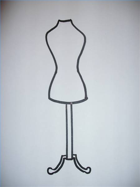 450x600 How To Draw A Dress Form Our Everyday Life - How To Draw A Dress Sketch