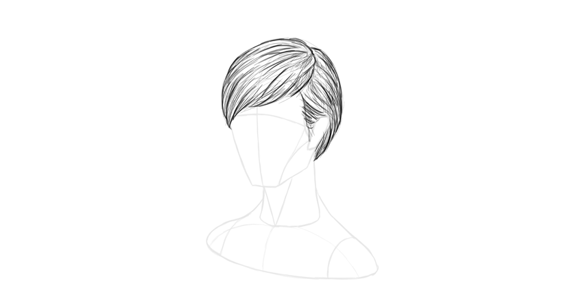 850x445 How To Draw Hair Step By Step - How To Draw A Sketch Of A Girl