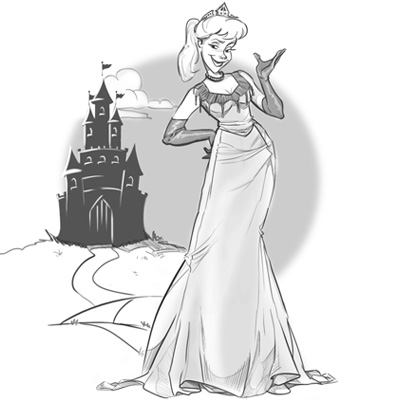 400x400 Cartoon Fundamentals How To Draw The Female Form - How To Draw A Sketch Of A Girl