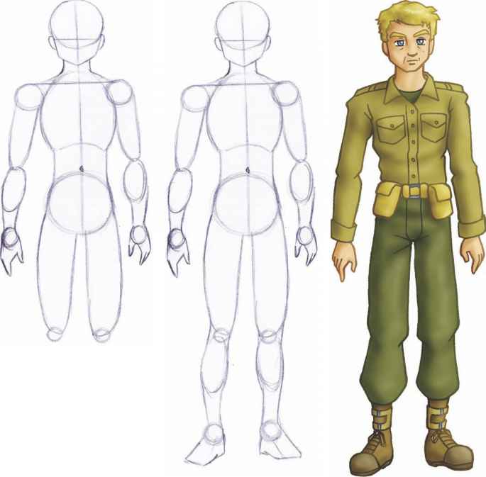 685x673 Human Body Cartoon - How To Draw A Sketch Of A Person