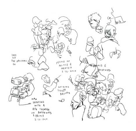 468x451 Sketch In The City Drawing Every Person In New York Urbanist - How To Draw A Sketch Of A Person