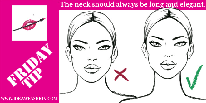 660x330 How To Draw The Neck In Fashion Sketches I Draw Fashion - How To Draw Fashion Sketches