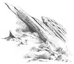 300x260 How To Draw Rocks, Free Online Art Tutorial - How To Draw Sketch