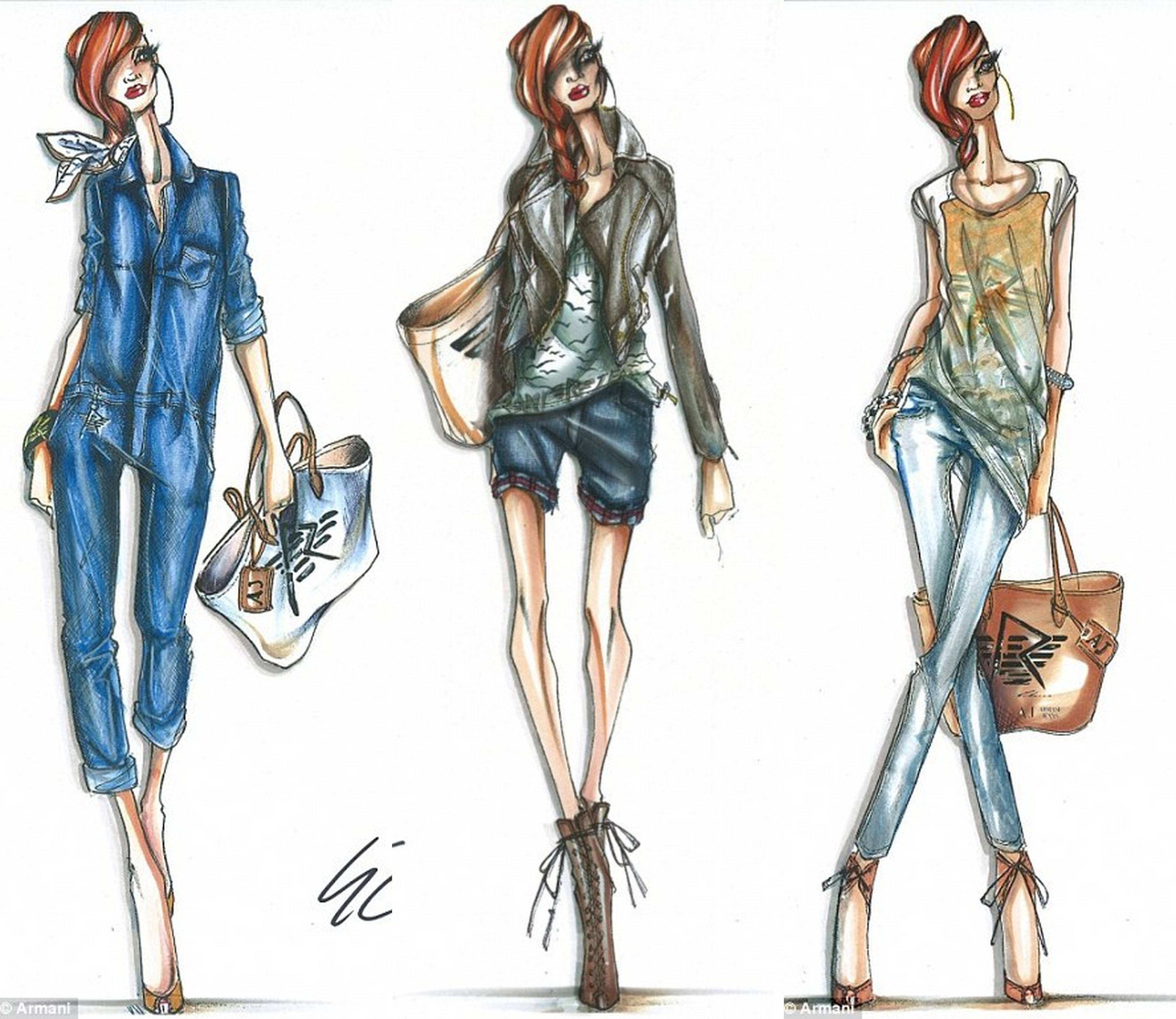 How To Fashion Sketch at PaintingValley.com | Explore collection of How ...