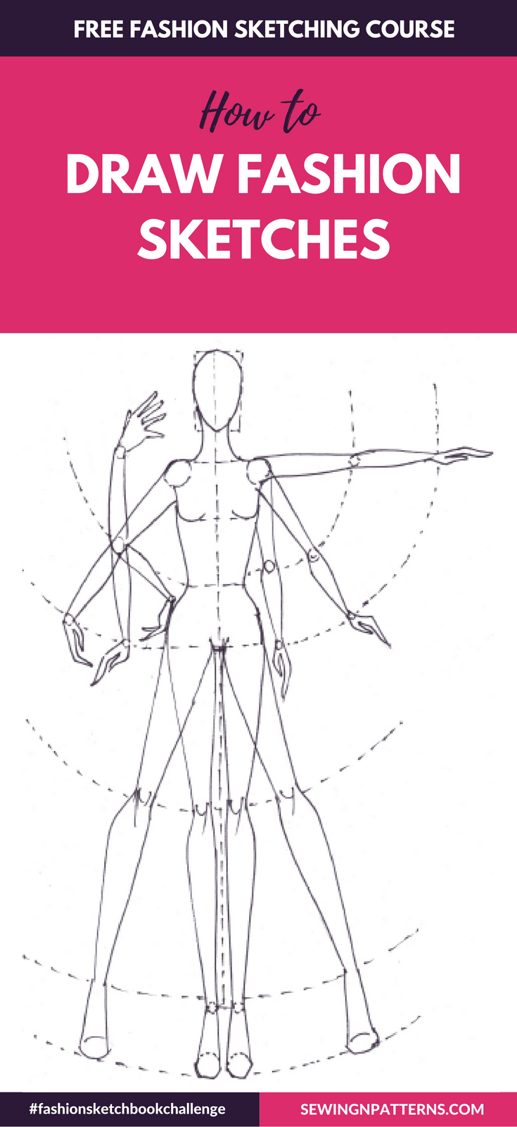 735x1600 Make Fashion Sketches Like A Pro In 30 Days Fashion - How To Make Fashion Sketches