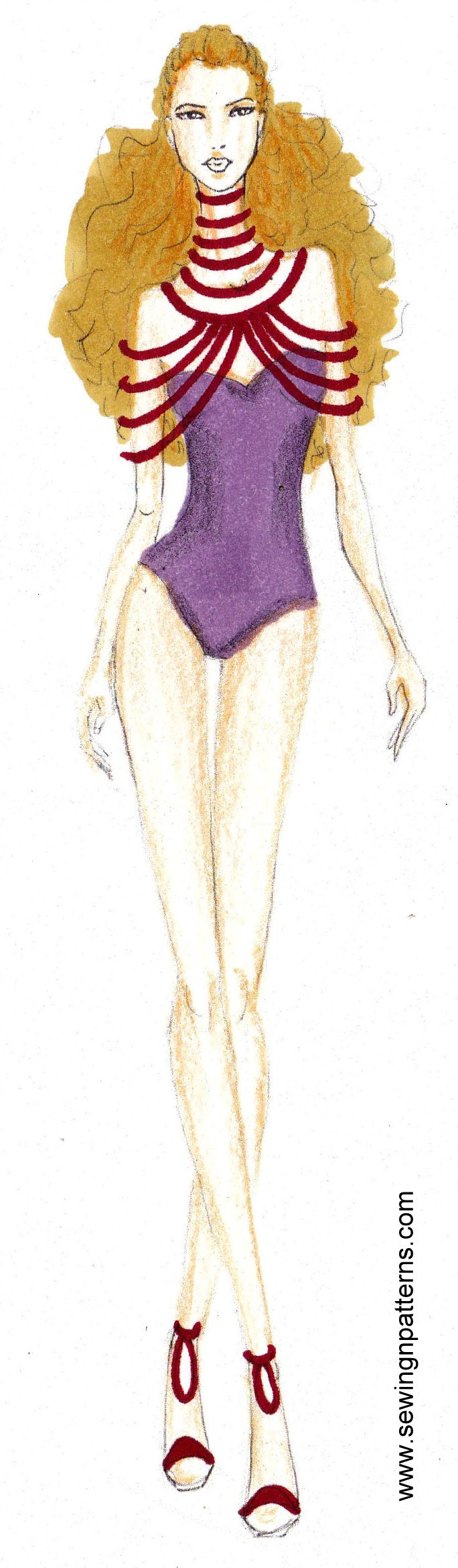 684x2338 Step By Step Fashion Sketches In 5 Minutes Or Less - How To Make Fashion Sketches