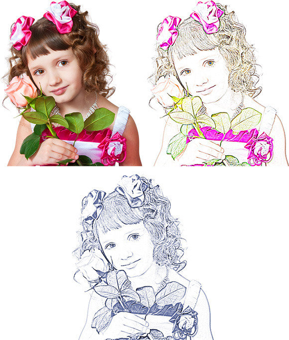 580x683 How To Convert A Photo To A Colored Pencil Sketch With Photoshop - How To Pencil Sketch
