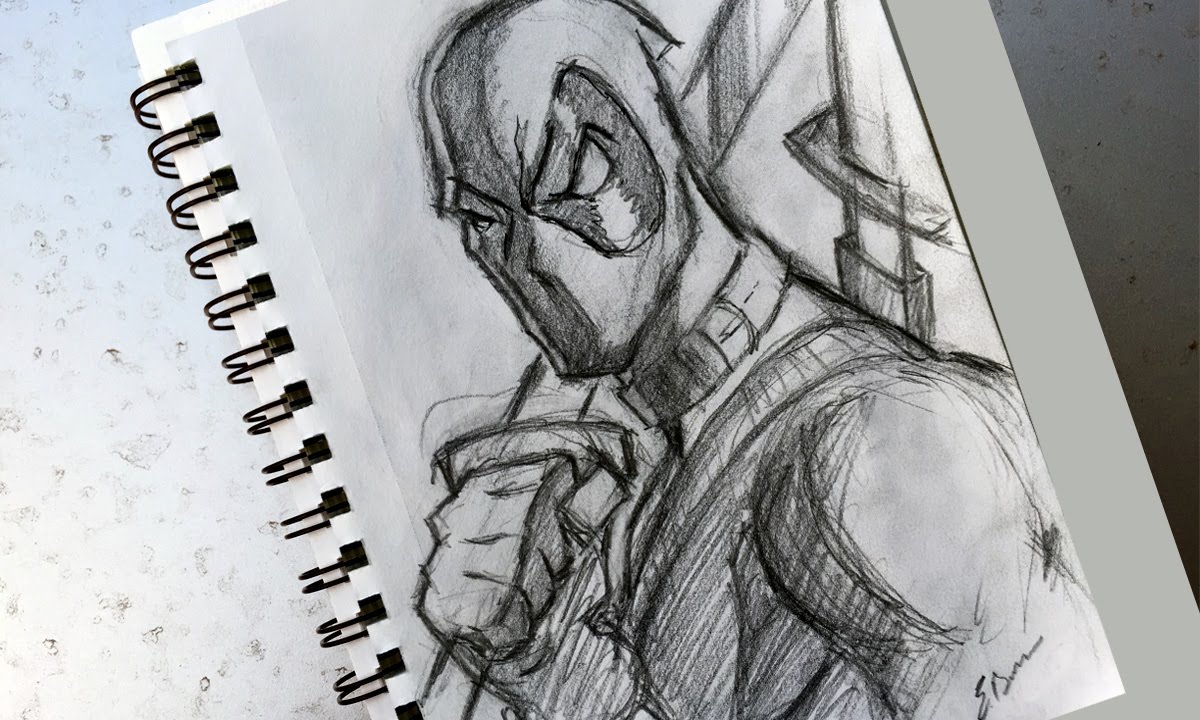 1200x720 How To Sketch Deadpool - How To Sketch