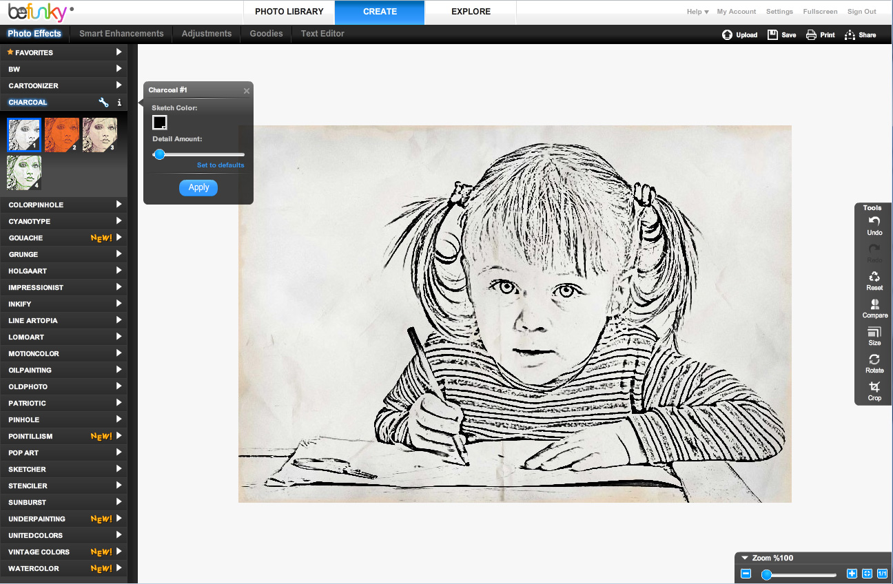 1296x848 Turn Your Photos Into Charcoal Drawings Befunky Blog - How To Turn A Photo Into A Sketch