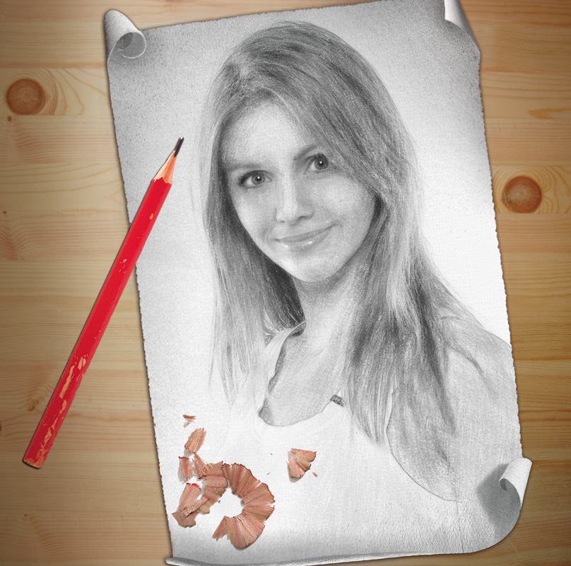 808x800 How To Turn A Photo Into A Sketch In Photoshop, Part 1 Photoshop - How To Turn A Picture Into A Sketch