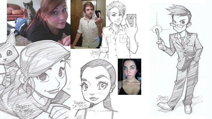 710x400 Turn Photo Into Drawing Fresh Robert Dejesus Turns S Into Anime - How To Turn A Picture Into A Sketch