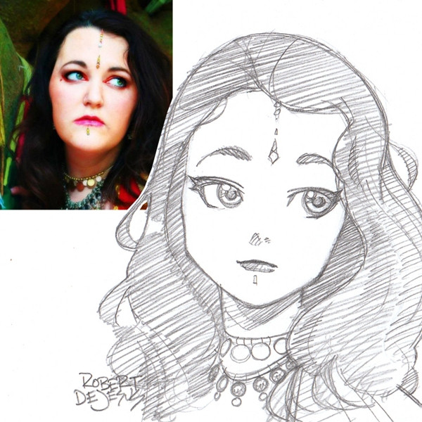 600x600 Turn Picture Into Anime Drawing Creative Artist Turns Strangers - How To Turn A Picture Into A Sketch