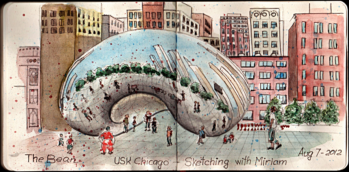 1200x593 Urban Sketchers Chicago Sketching With Miriam - How To Urban Sketch