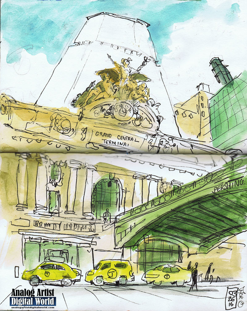 800x1005 Analog Artist Digital World New York City Urban Sketching Workshop. - How To Urban Sketch