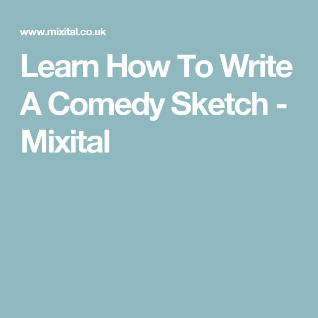 640x640 Learn How To Write A Comedy Sketch - How To Write A Comedy Sketch