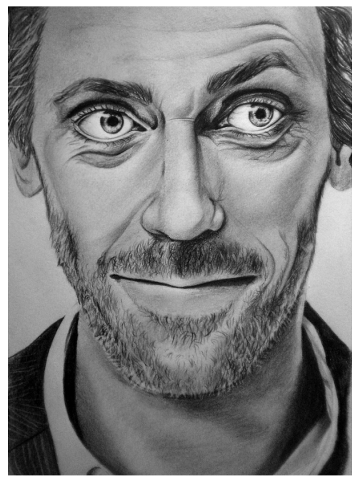 504x678 Hugh Laurie By Ik90 - Hugh Laurie Sketch