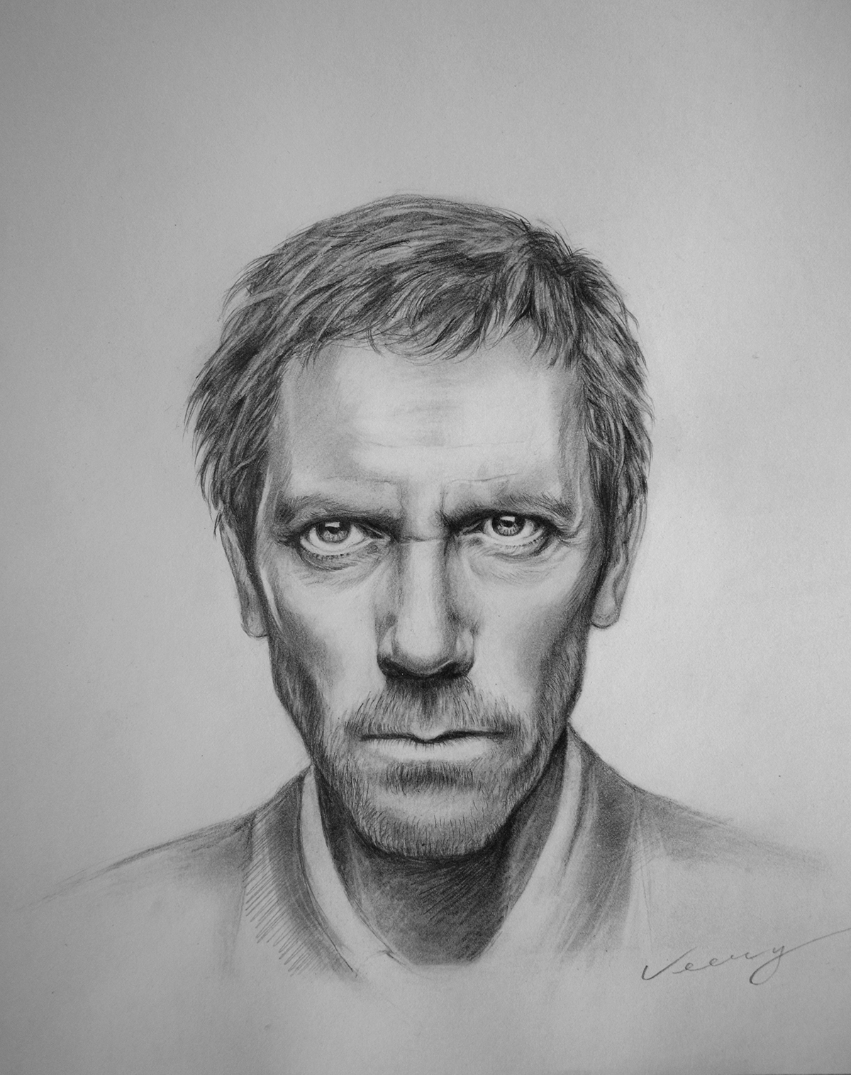 Hugh Laurie Sketch at PaintingValley.com | Explore collection of Hugh ...