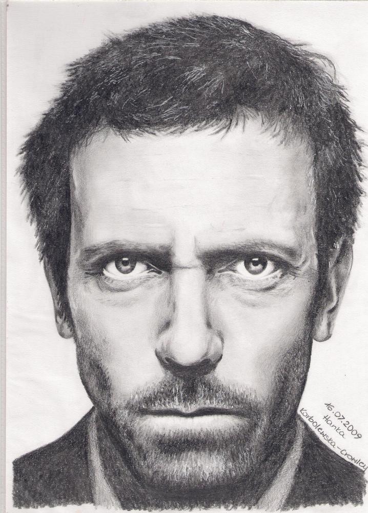 Hugh Laurie Sketch at PaintingValley.com | Explore collection of Hugh ...