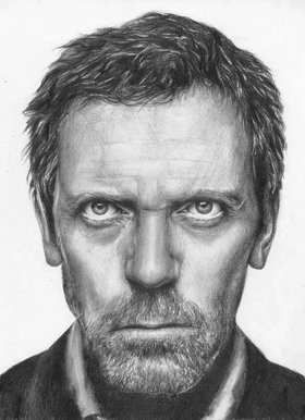 280x386 Bbc - Hugh Laurie Sketch