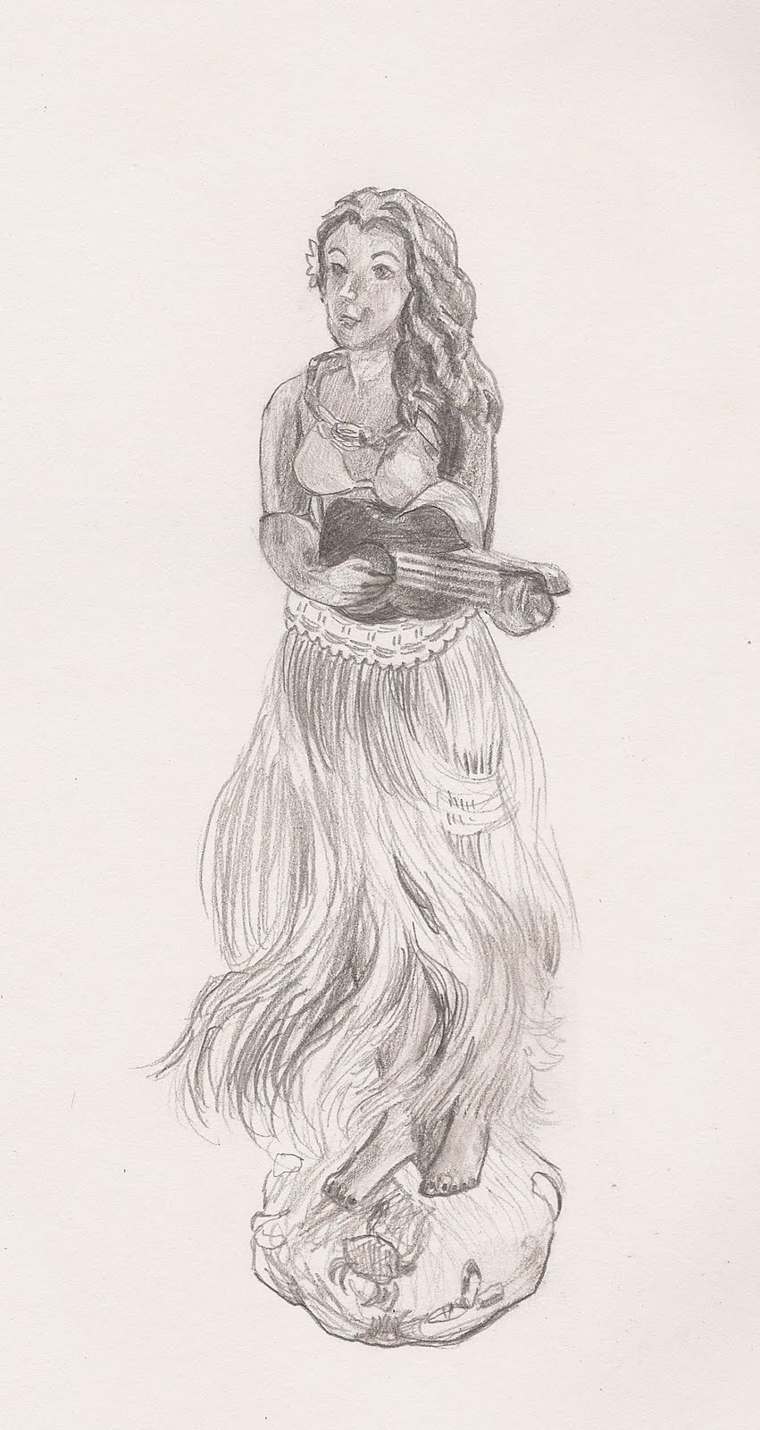 851x1600 Sketch A Day 2011 May 14, 2011 - Hula Girl Sketch