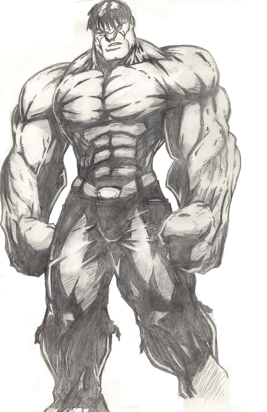 900x1389 Hulk Drawing, Pencil, Sketch, Colorful, Realistic Art Images - Hulk Sketch