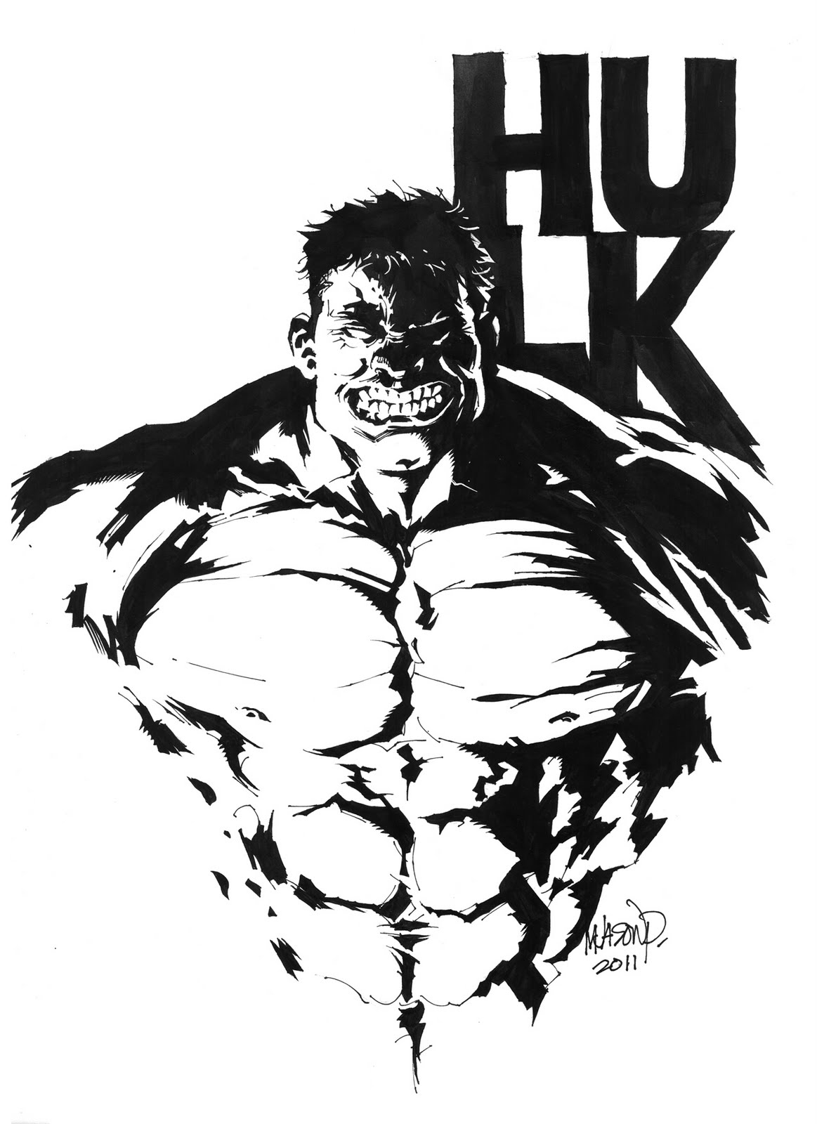 1163x1600 Jason Paz Hulk Sketch - Hulk Sketch