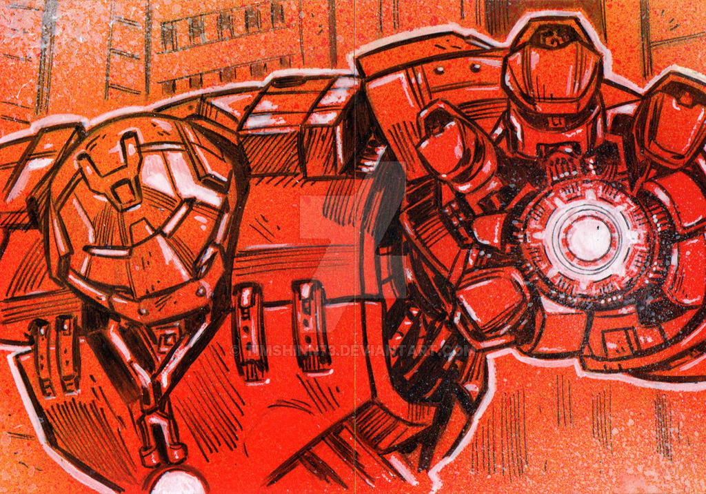 iron man hulkbuster sketch